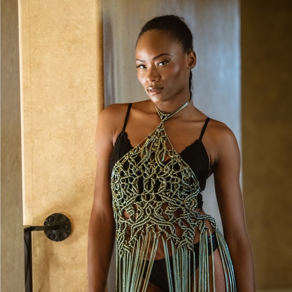 Handmade Macramé Dress - Picture 8 of 17